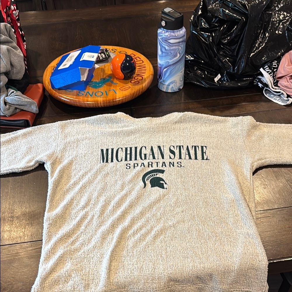 Michigan State Spartans Gray Sweatshirt